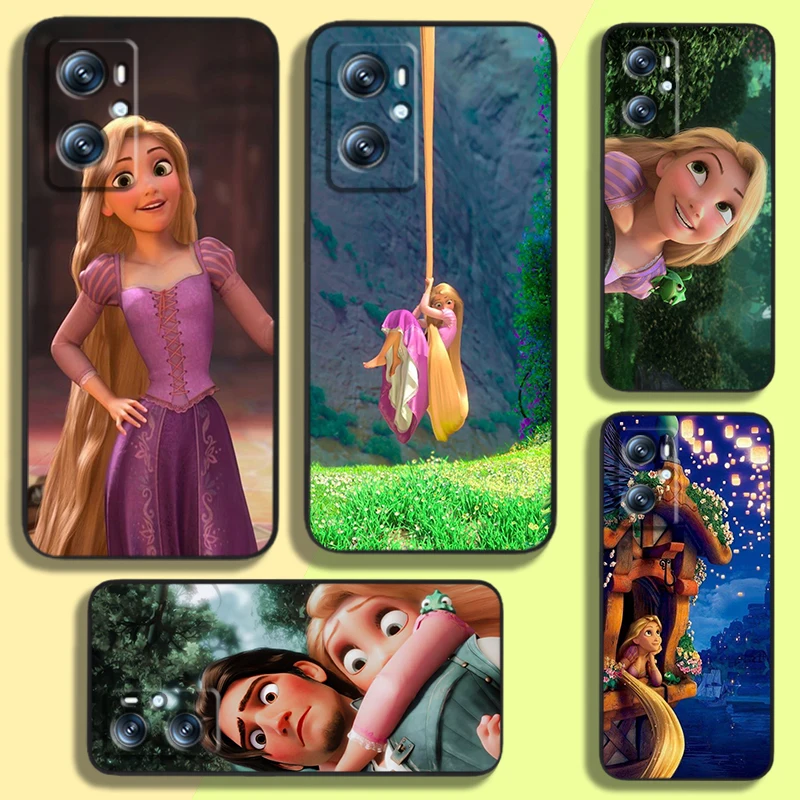 Rapunzel Tangled Disney For OPPO Find X6 X5 X3 A54S A5 A94 A16 A53S A57 A74 A72 A98 A78 A96 A9 5G Black Back Phone Case