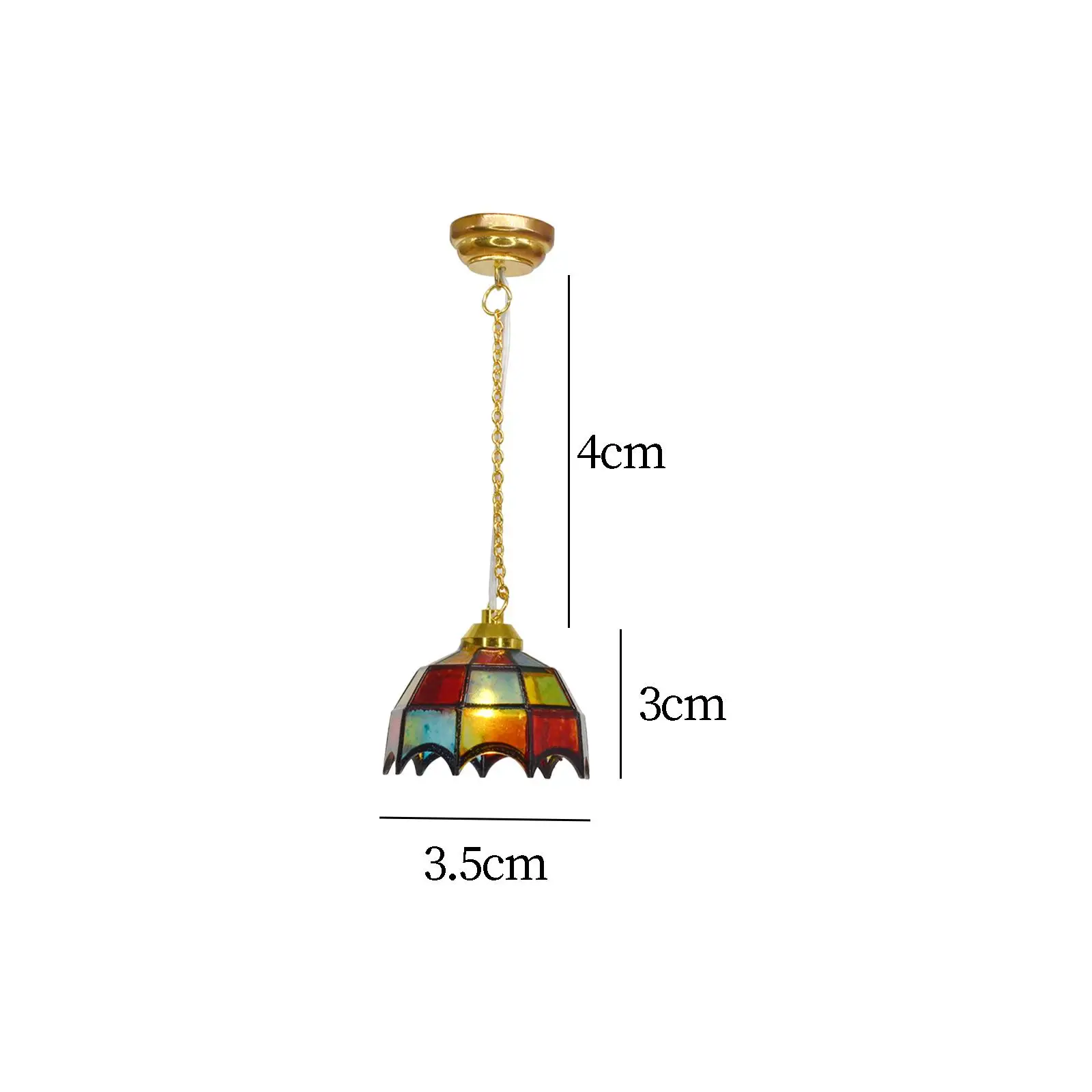 リビングルームとベッドルーム用のミニチュアシーリングライト、ドールハウス装飾1:12