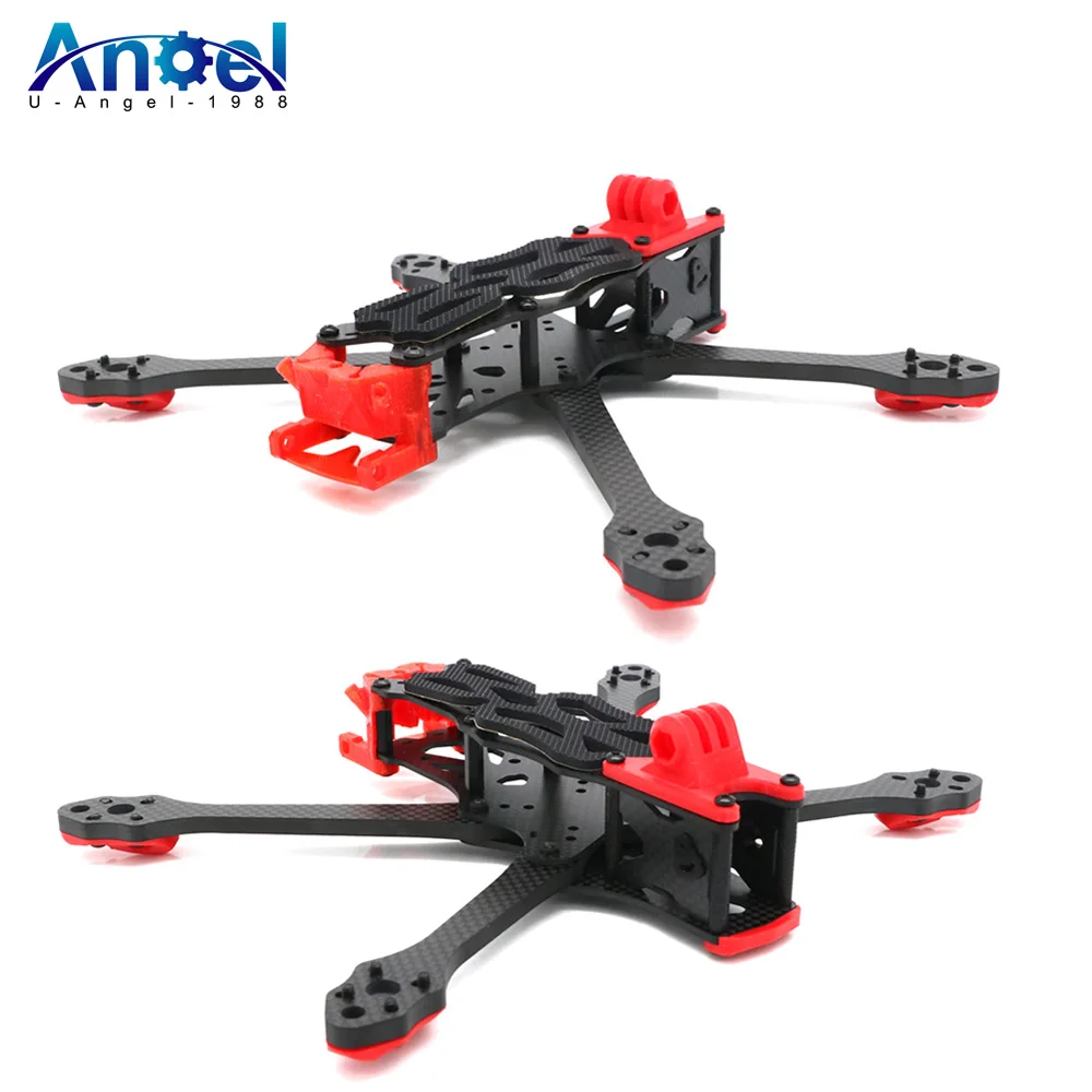 

New 5Inch 240mm 240 5" Carbon Fiber FPV Frame Kit With 5.5mm Arm For APEXDC APEX DC DC5 / HD FPV Freestyle RC Racing Drone