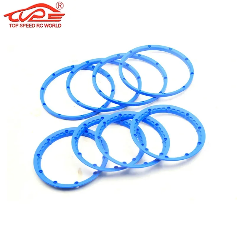Plastic Front and Rear Wheel Hub Beadlock Ring 4pc for 1/5 HPI ROFUN KINGMOTOR ROVAN BAJA 5B SS Truck RC CAR PARTS