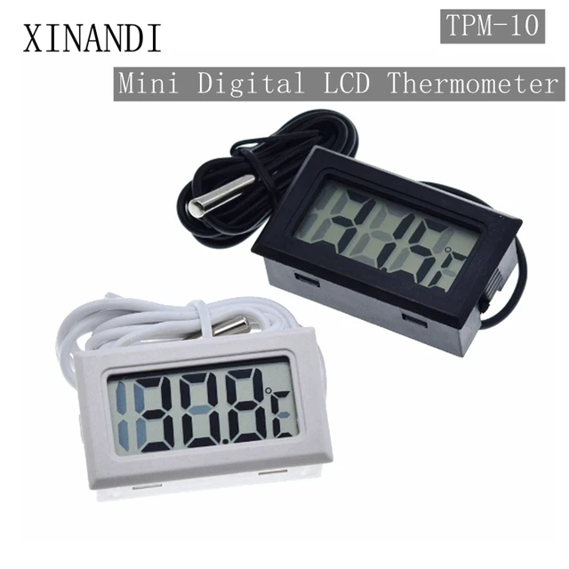 Mini cyfrowy termometr LCD z czujnikiem temperatury Automatyczne sterowanie Termometr do lodówki i zamrażarki TPM-10