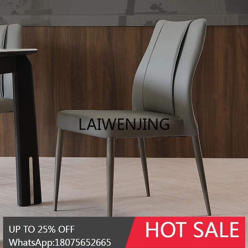 Italian minimalist Xipi soft modern apartment dining table and chairs