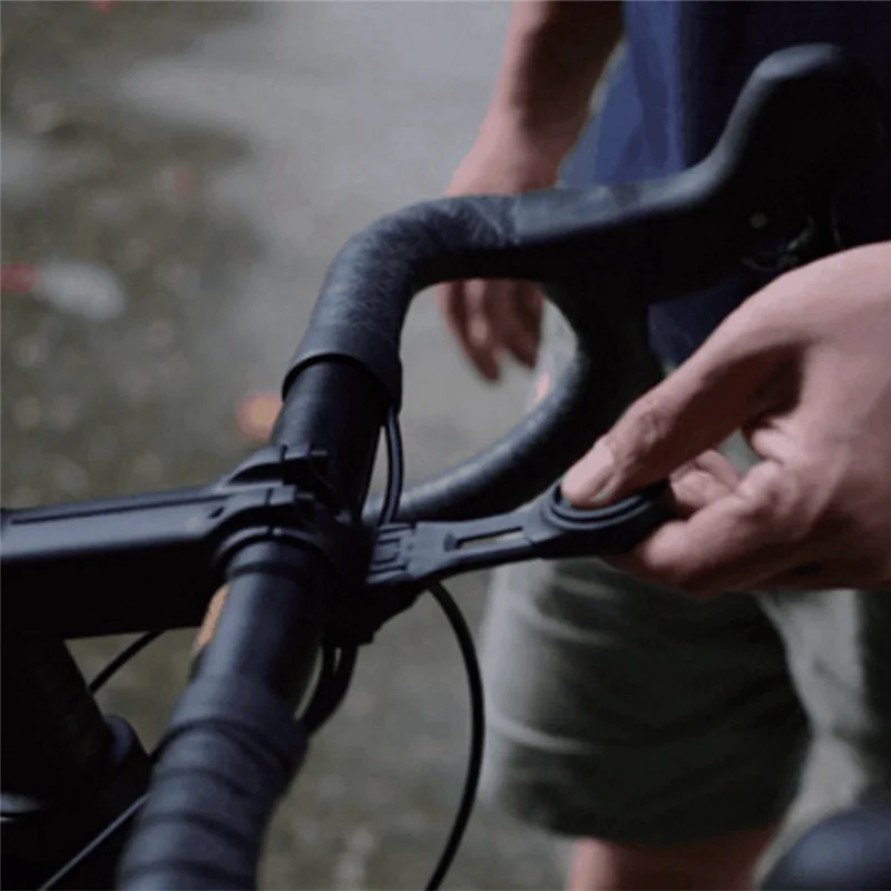 Bike Handlebar Stem Computer Mount Support for Garmin Bryton Wahoo Giant with Light Camera Bicycle Mounts Holder F