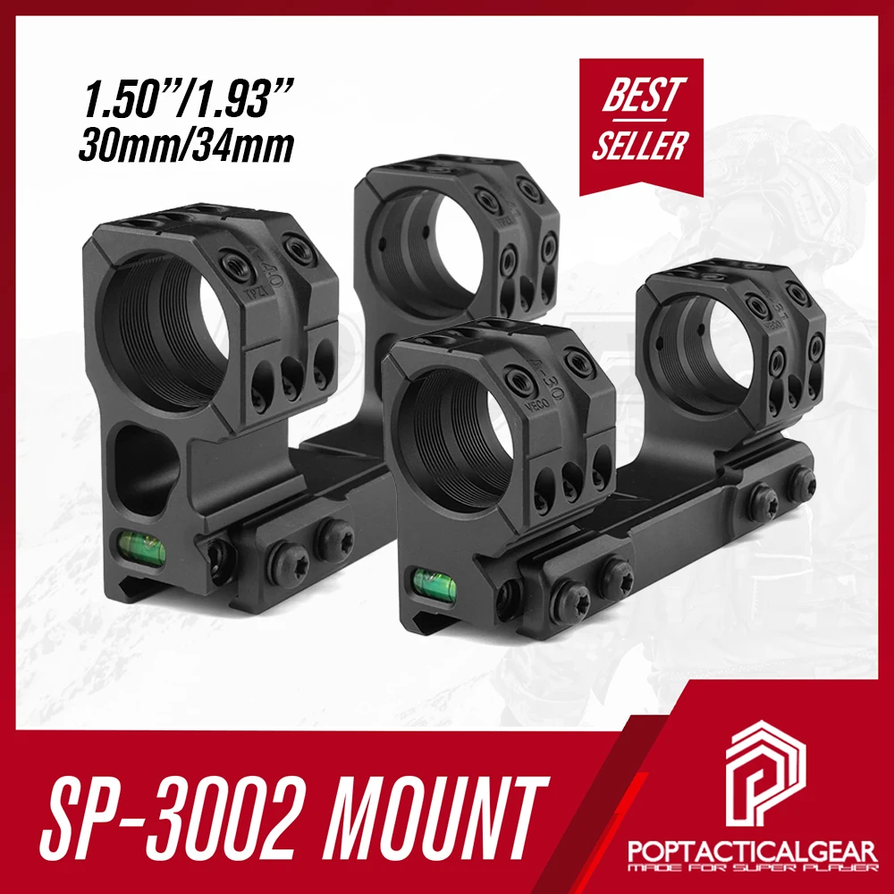 

2024 New SP-3002 SP-4002 Mount 30mm 34mm 0MIL 0MOA 1.50/1.93inch Height Scope Mount with Surfaces for Scope Accessories