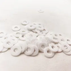 50pcs/Lot Outdoor Knife Main Shaft Accessories PTFE Gasket Plastic Non-standard Custom Folding Knife Bearing Tool Parts