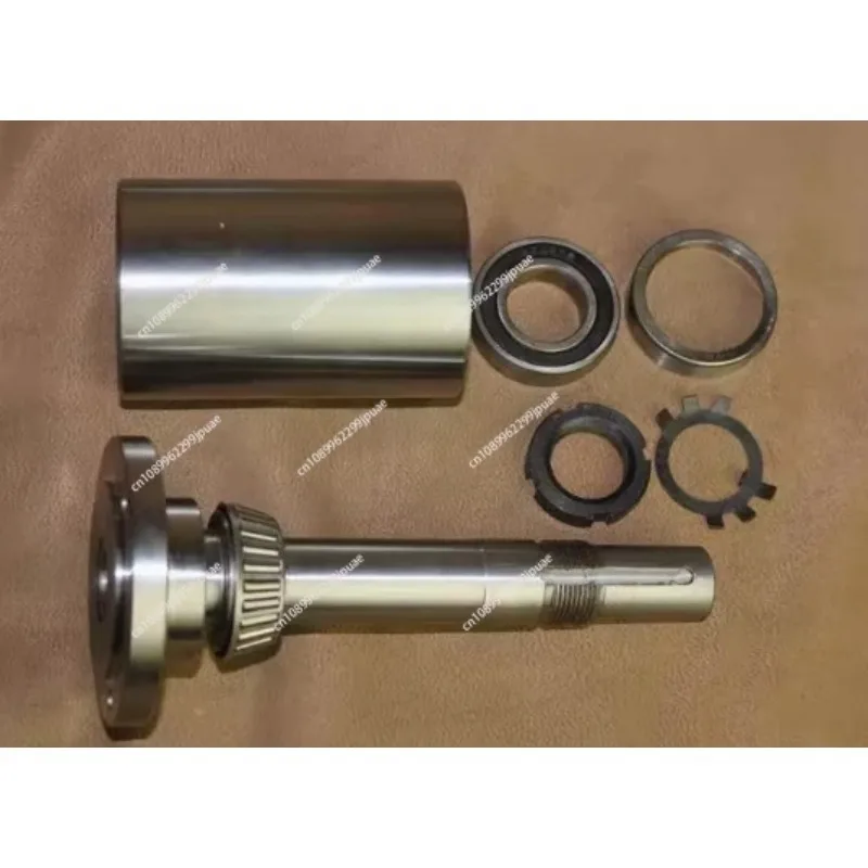 

80/100/125/160 small lathe spindle, high-strength screw connection, woodworking lathe, headstock assembly, with flange