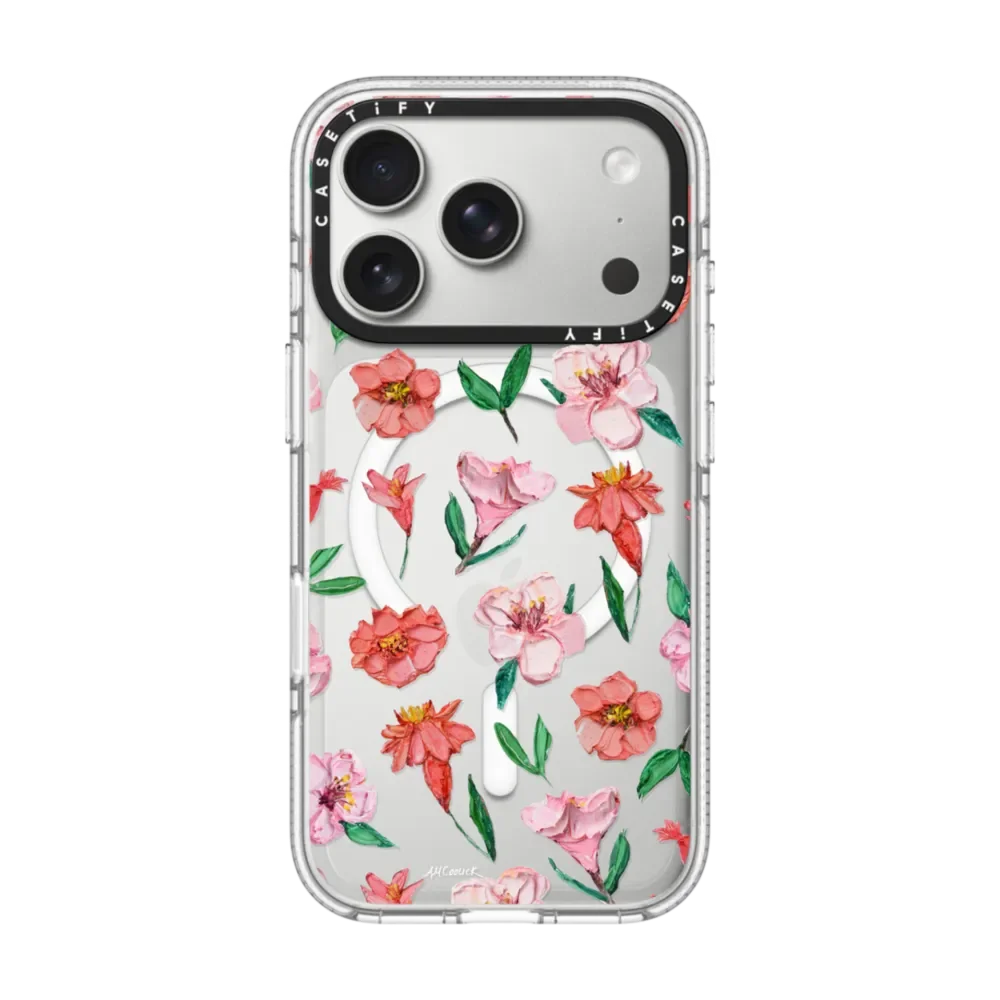 CASETiFY Oil Painting Flower Series Magnetic Drop-proof Case for iPhone 13 14 15 16 17 Pro Max Air Plus Protect Cover view 5