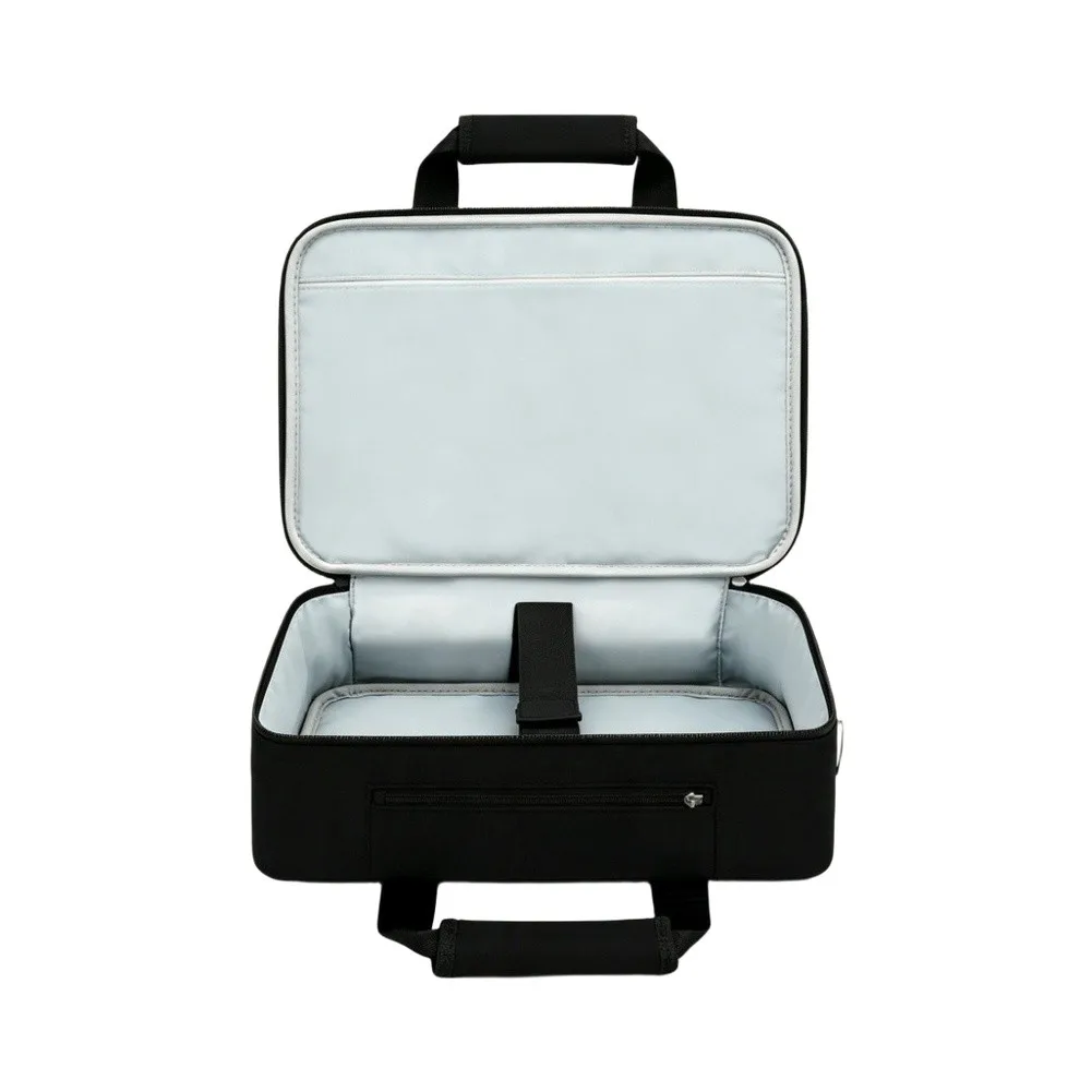 Lightweight Black Polyester Bag for Storing Projector and Accessories for Outdoor BBQ Events 36x28x10cm Dimensions
