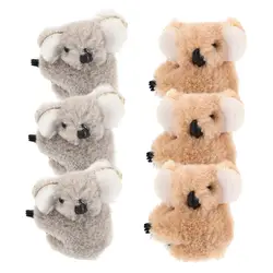 2Pcs Koala Side Clip Hair Clip for Women Mini Hair Clips Bridal Hair Accessories Hair Side Clips Cute Hair Clips for Women Ani