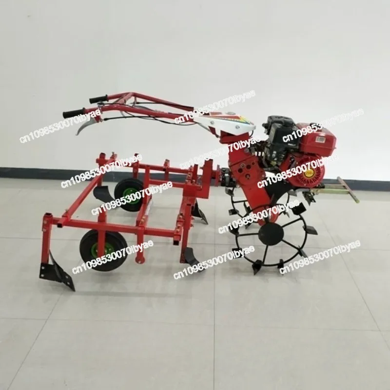 آلة الحراثة الصغيرة تدعم فيلم جرار المهاد وضع الأدوات الزراعية #5