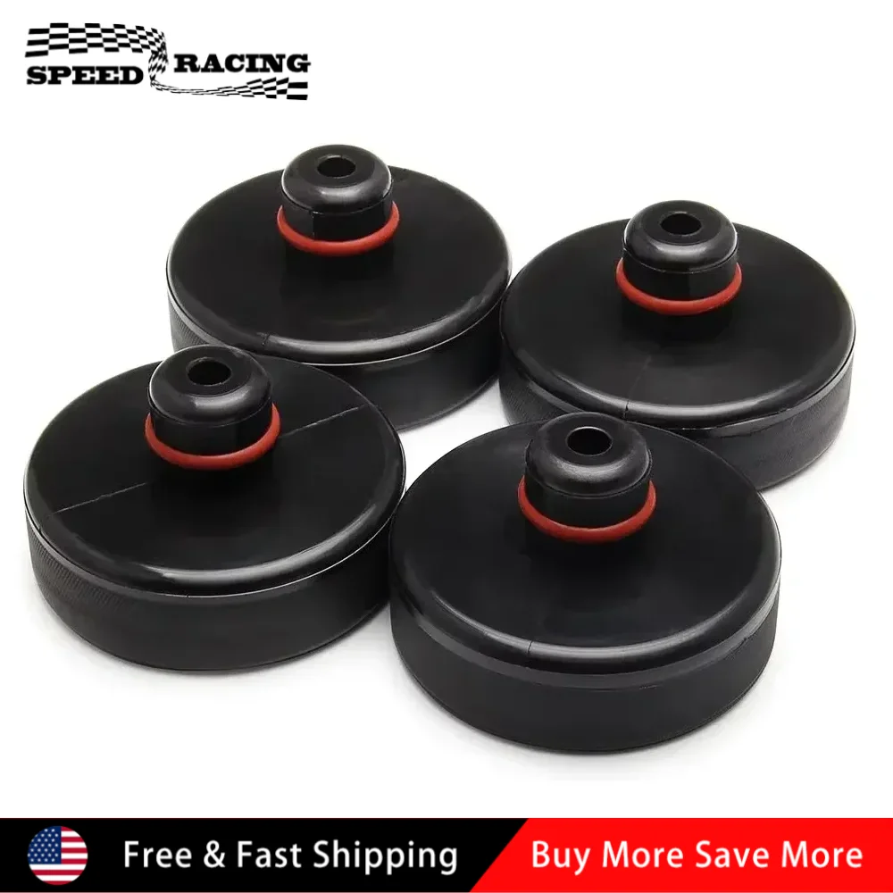 

4pcs Rubber Lifting Jack Pad Point Adapter Tool Black For Tesla Model 3 Model S Model X Model Y