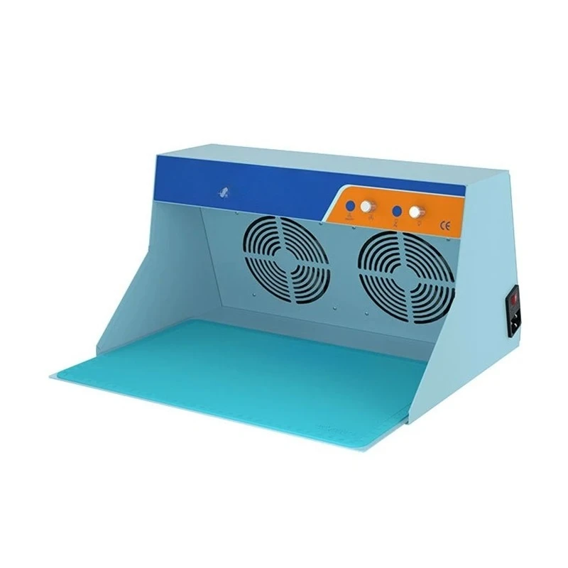 

Dust-free filtration table cell phone repair screen lamination pressure screen paste change screen dual-light dusting workbench