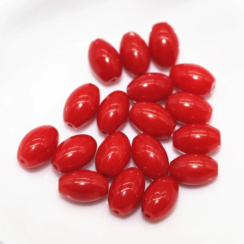 6x9MM Red Coral Beads Natural Stone Fashion Jewelry Beads For Jewelry Making Diy Bracelet Necklace Spacer Beads 5Pcs/lot