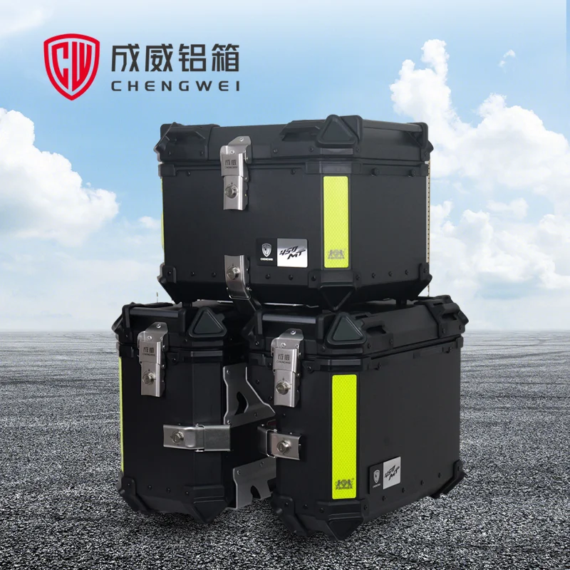 45L/35L Spring Breeze 450MT Aluminum Alloy Three Box Trunk Sticker Motorcycle Trunk Side Box Motorcycle Modification Side Box