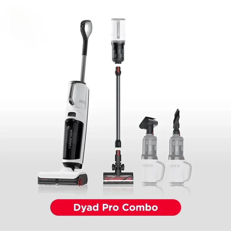 Roborock Dyad Pro Combo 5-in-1 Wet and Dry Vacuum Cleaner 17000Pa Suction Edge Cleaning Self-Cleaning & Self-Drying App Control