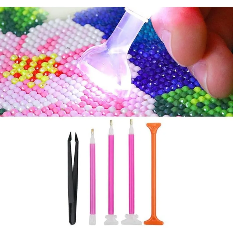 70pcs 5D Painting Tools Accessories Kits, DISEN DIY Diamond Cross Stitch for Adults Painting Art Crafts view 6
