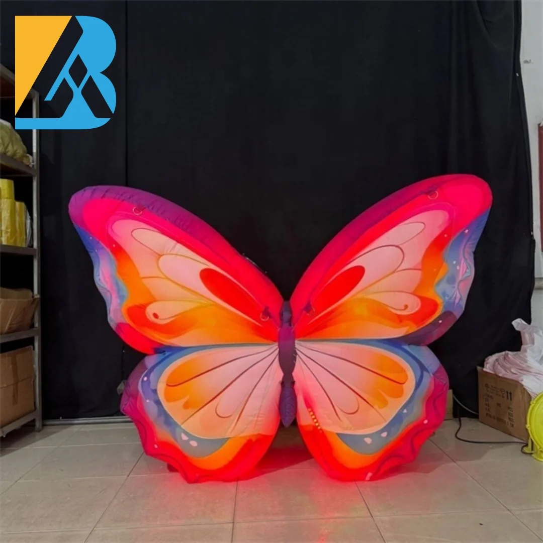 Customized Butterfly Party Large Airblown Butterfly Design for Event Decor Toy