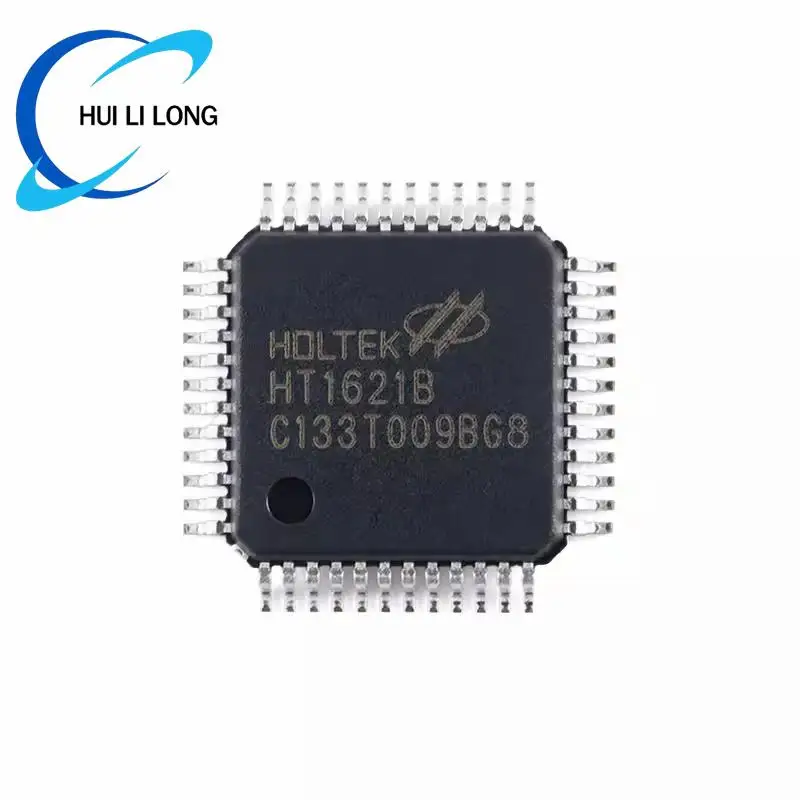 ذاكرة رام أصلية لوحدة تحكم LCD ، I O MCU IC ، HT1621B ، HT1621 ، LQFP48 ، 32x4 ، 32x4 ، 5 Lot