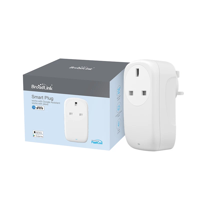 BroadLink 13A SP4-UK Smart Dimmer Wifi Plug Socket works with Alexa and Google Assitant