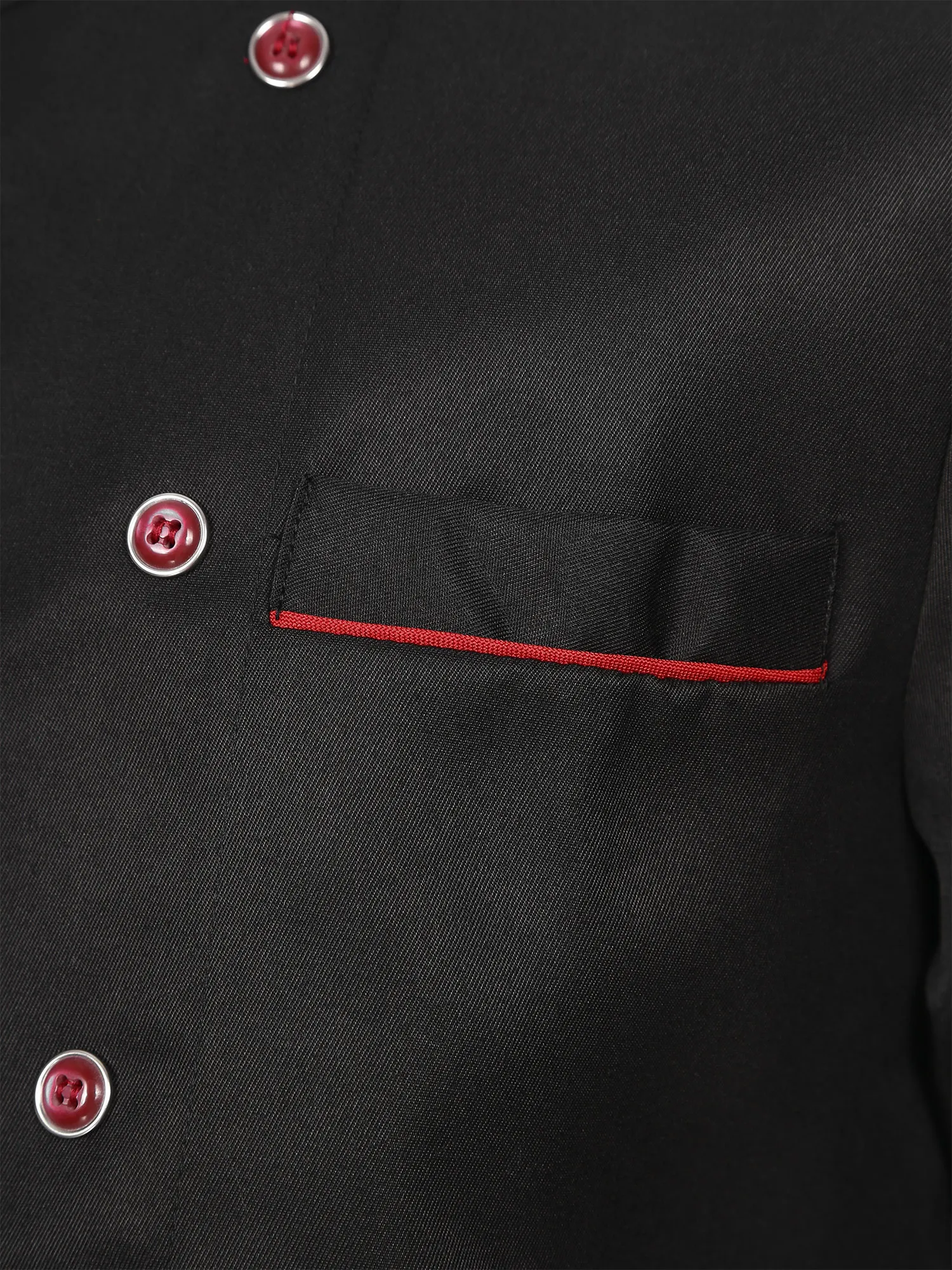 Manteau de chef à double boutonnage pour hommes et femmes, veste de cuisinier de service alimentaire, uniforme de travail de cuisine, cantine d'hôtel et de restaurant, unisexe