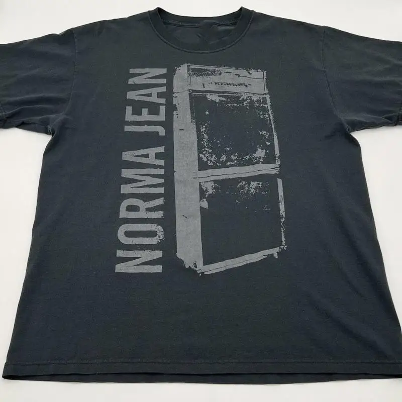 Camiseta Vintage Norma Jean Band con logo de caballo, divertida camiseta negra de todas las tallas 20D1432