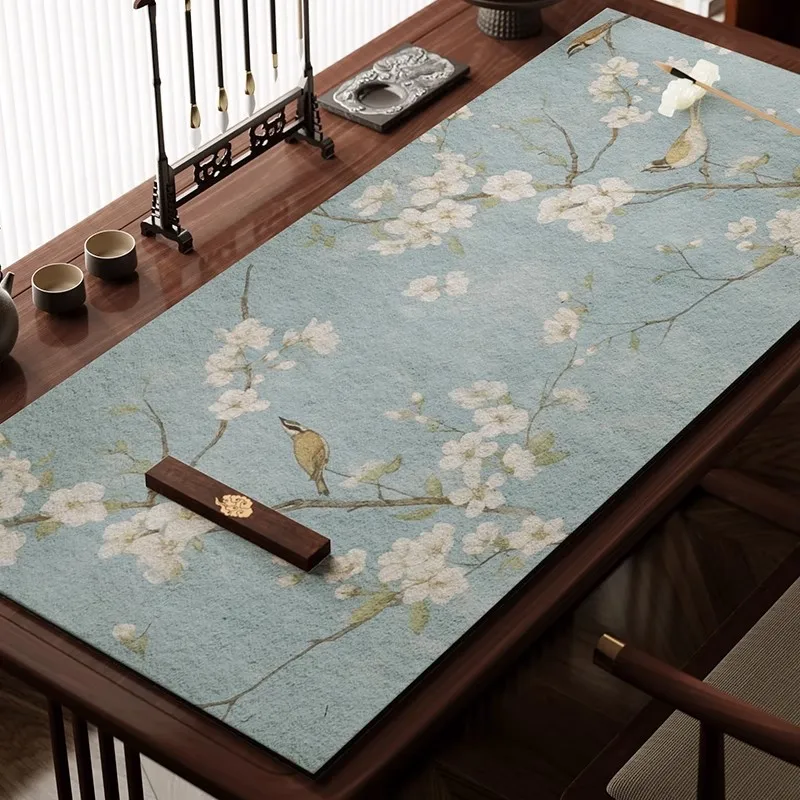 Wool Felt Calligraphy Desk Mat Pad for Chinese Brush Practice Beginner-Friendly Ink Protection | Study Table Cover for Writting