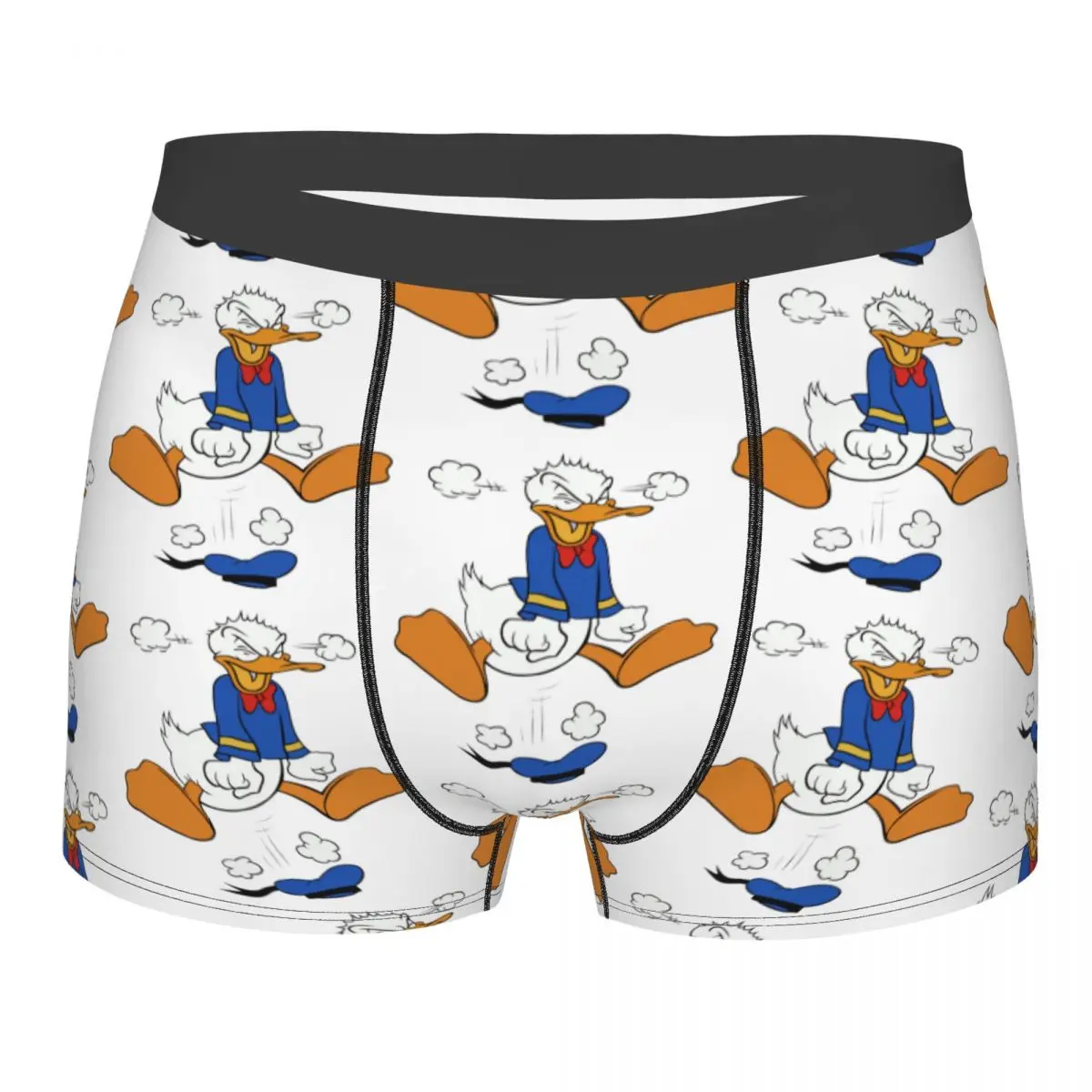 

Sexy Boxer Angry Donald Duck Cartoon Shorts Panties Briefs Man Long Underwear Mid Waist Underpants for Male S-XXL