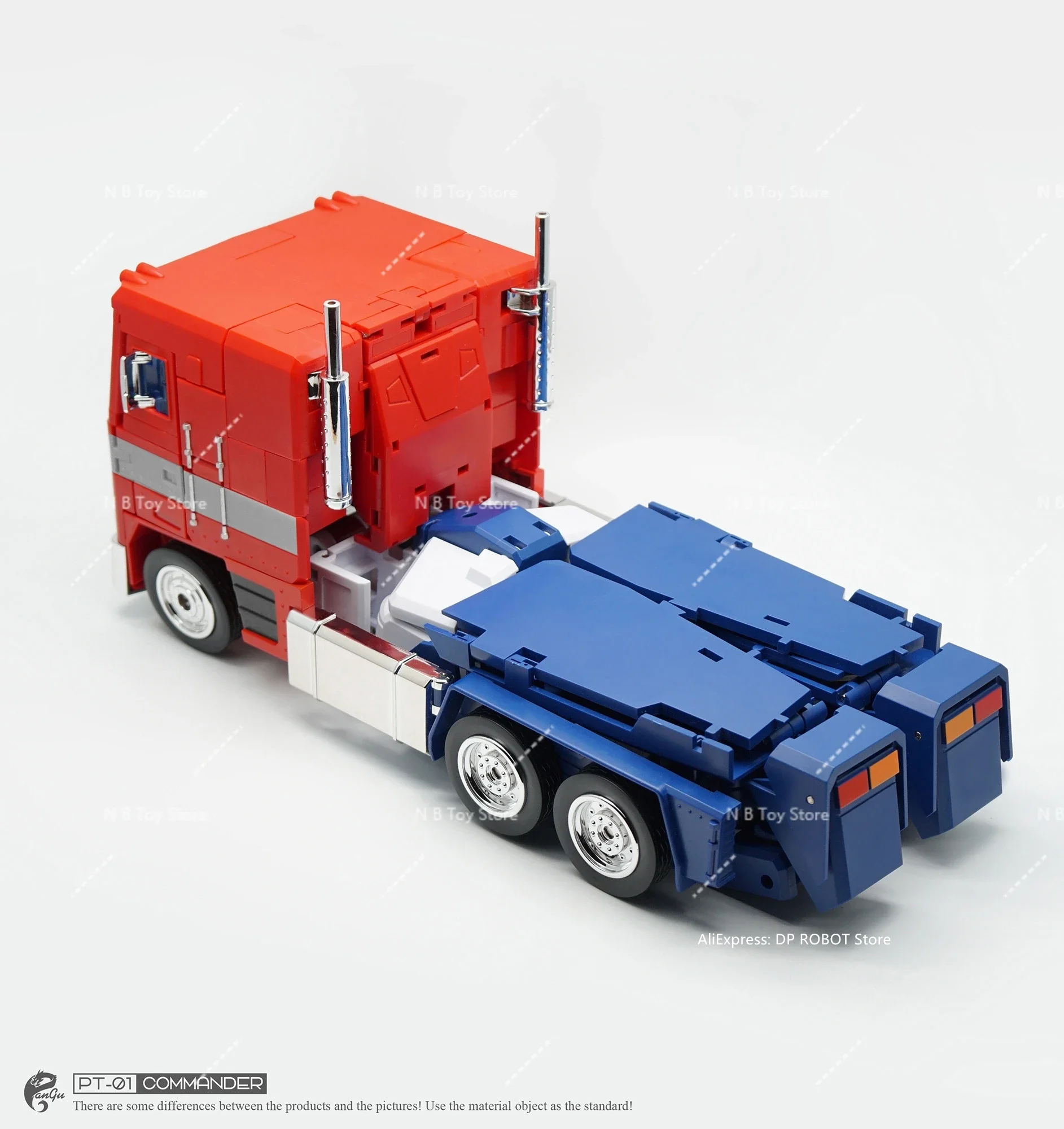 [버전 2.0 재고 있음] PANGU 변환 PT01 PT01 PT-01B 블랙 OP 커맨더 45cm 액션 피규어