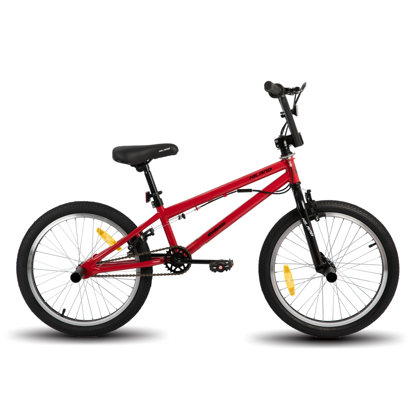 Hiland 20 inch Freestyle BMX-fiets voor kinderen, beginnersniveau tot geavanceerde rijders met 360 graden gyro en 4 haringen, kinderfietsen