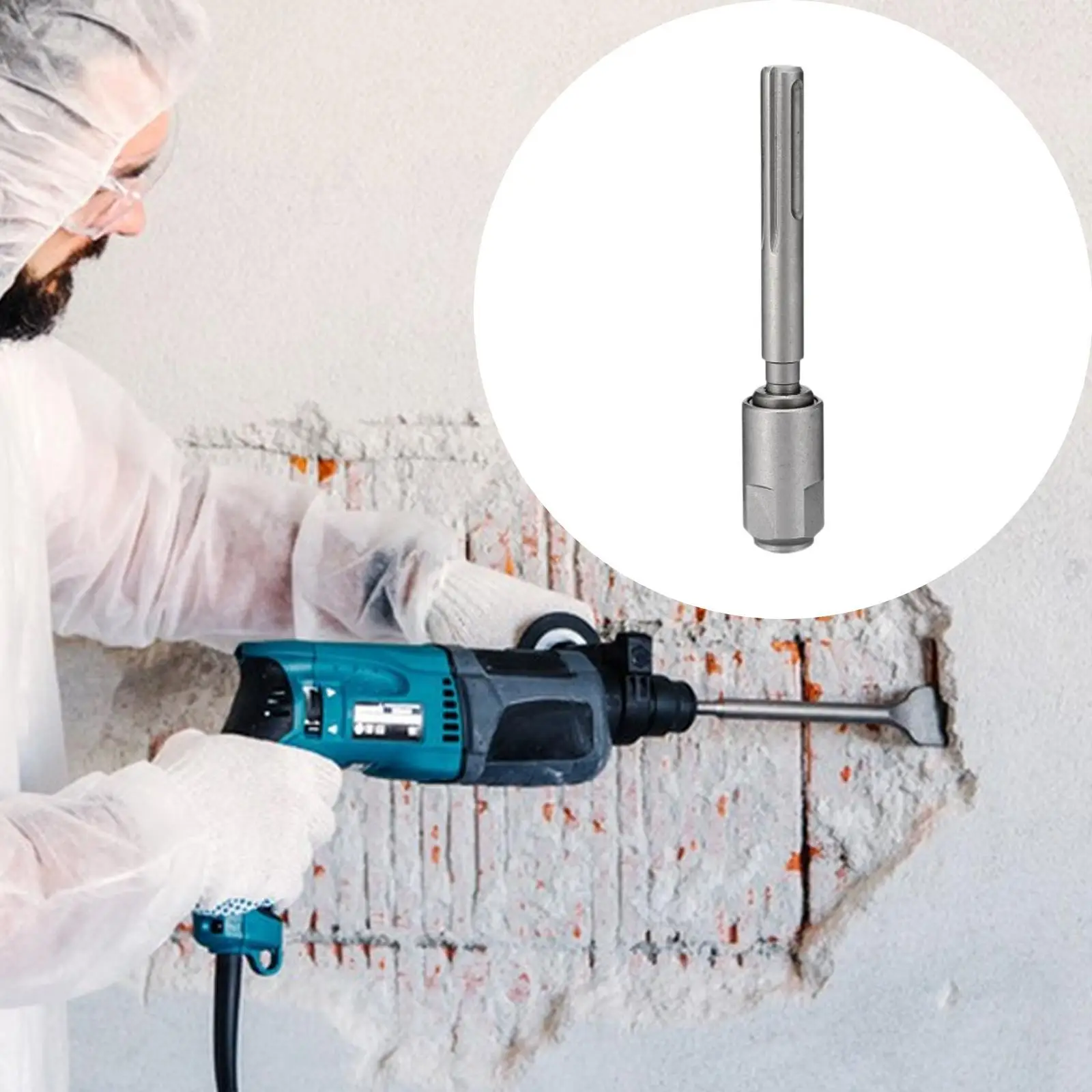 Steel SDS Max to SDS Plus Chuck Adaptor Bit Connection Hammer Drill Sds Max Converter for Heavy Duty Use