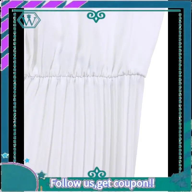 A09P Vestido plisado para mujer, cuello en V, manga larga, línea A, iglesia, trabajos formales, vestidos de negocios con cinturón