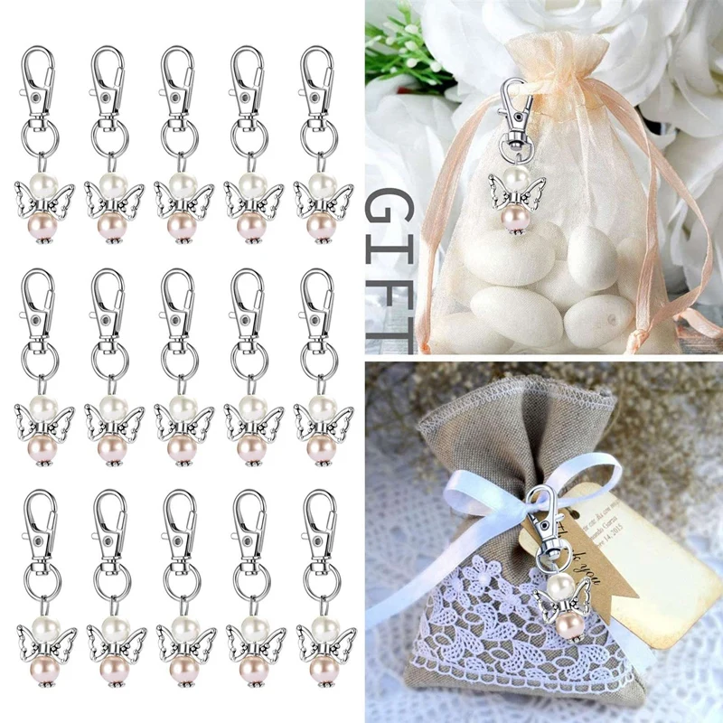 30 Pieces Organza Bags Wedding Favors Baptism Pendants Christmas Communion Confirmation Gifts For Guests