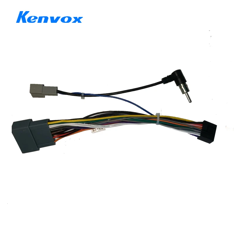 android Car radio Canbus Box Decoder For Honda Fit jazz civic crider brv crv16 pin Wiring Harness Plug Power Cable