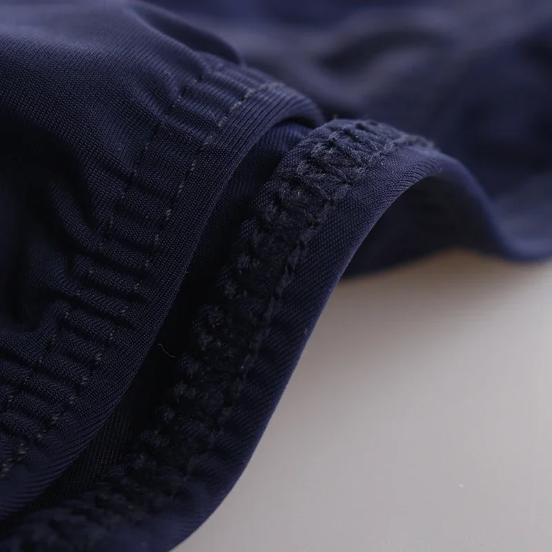 ملابس داخلية صيفية ضيقة للرجال رياضية قابلة للتنفس من الحرير الجليدي رفيعة ومثيرة منخفضة الخصر سراويل ضيقة بدون خياطة #6