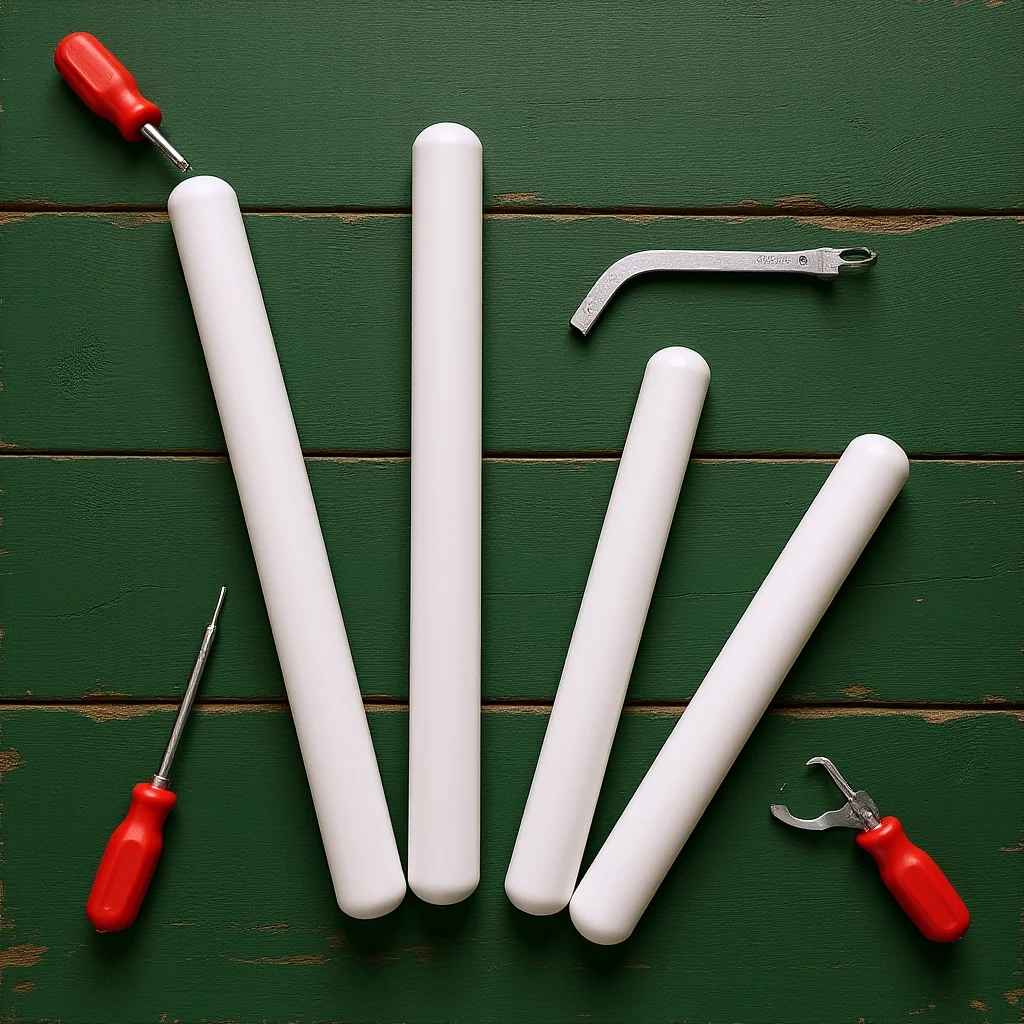 

4Pcs Baking Rolling Pins Nonstick Plastic Dough Roller for Cookie Pizza Fondant Pastry Kitchen Decorating Tools Polymer Clay