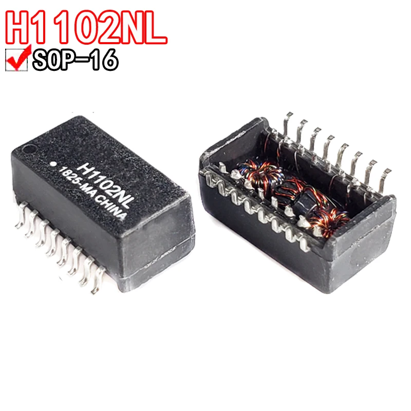 10PCS Unback H1102NL patch SOP16 H1102 Network transformer