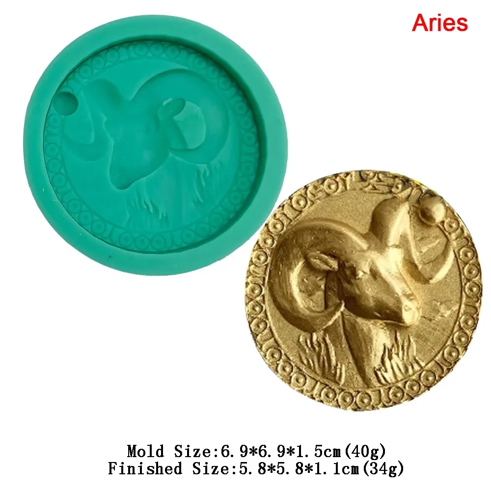 12 Constellations Baking Mold for DIY Crafts