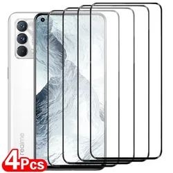 4PCS Full Cover Screen Protector For Realme GT Master Edition Explore GT5 GT 2 Pro Tempered Glass For Realme GT Neo 5 3T 3 2T 2