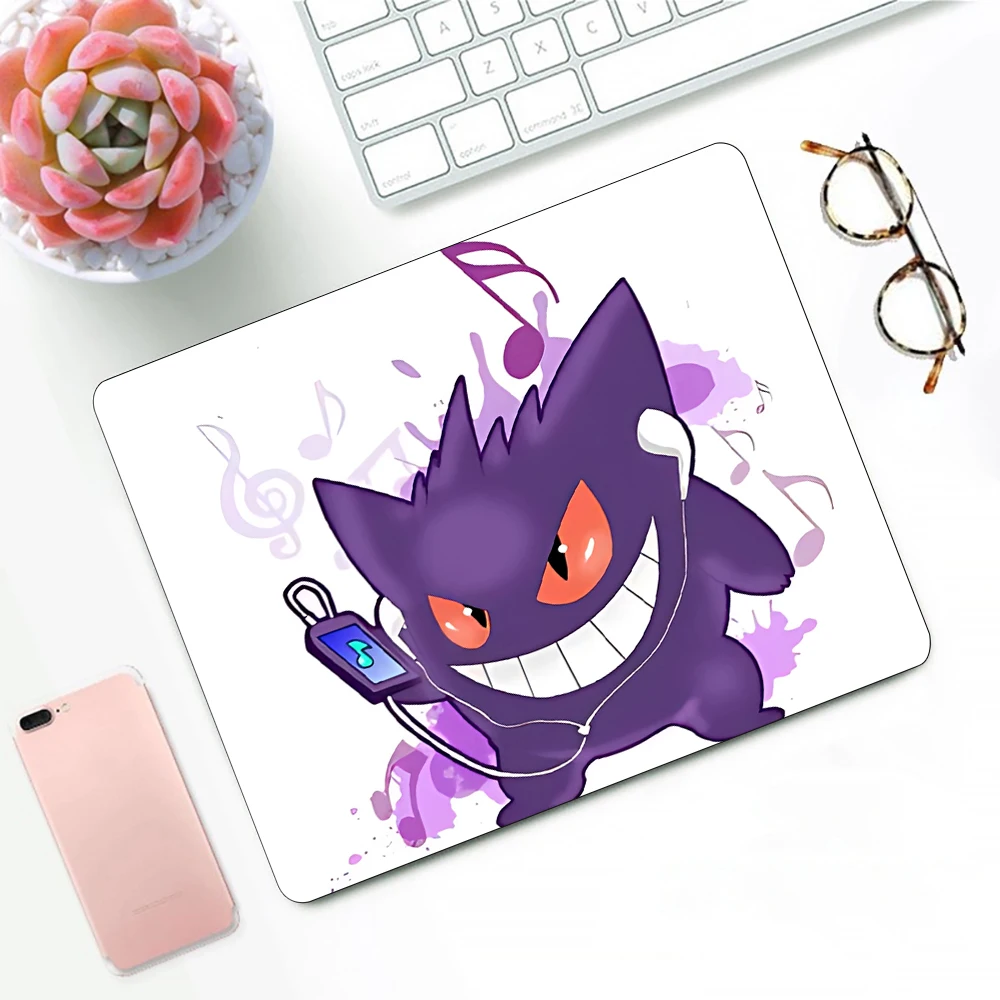 

Высококачественный игровой коврик для мыши Pokemon-Gengar Grande с принтом, небольшой коврик для мыши для ПК, геймера, украшение для рабочего стола, офисный коврик для мыши