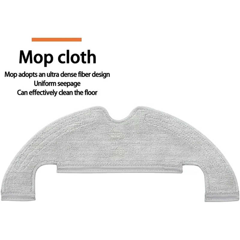 

H-W 18PCS Main Side Brush Filter Dust Bag And Mop Cloth Kit Spare Parts Vacuum Cleaner Replacement Parts