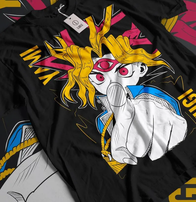 

Anime Duel King T Shirt Black Unisex