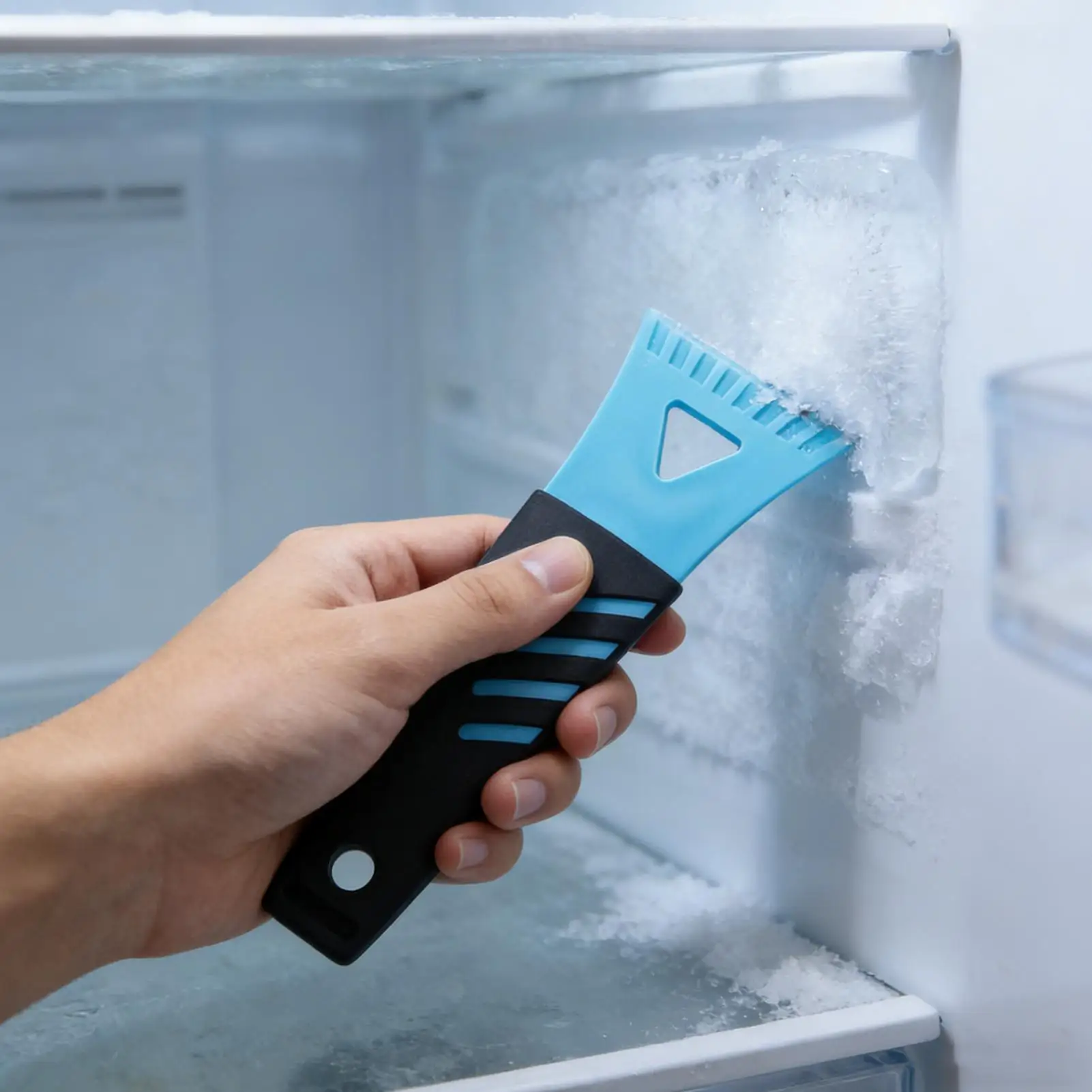 Car Windshield Ice Scraper Car Window Ice and Snow Defrosting Scraper Kitchen Refrigerator Ice Scraper Cleaning Tool