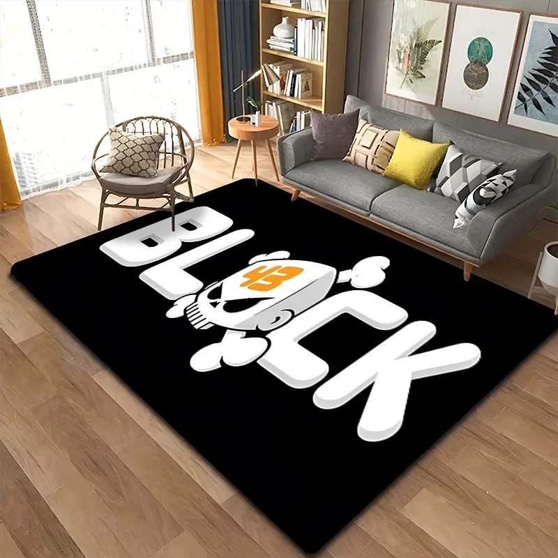 Car Player B-Block43 Pattern Drift Living Room Bedroom Carpet Bedside Bathroom Floor Mat 15 Sizes Area Rug Cloakroom Home Decor