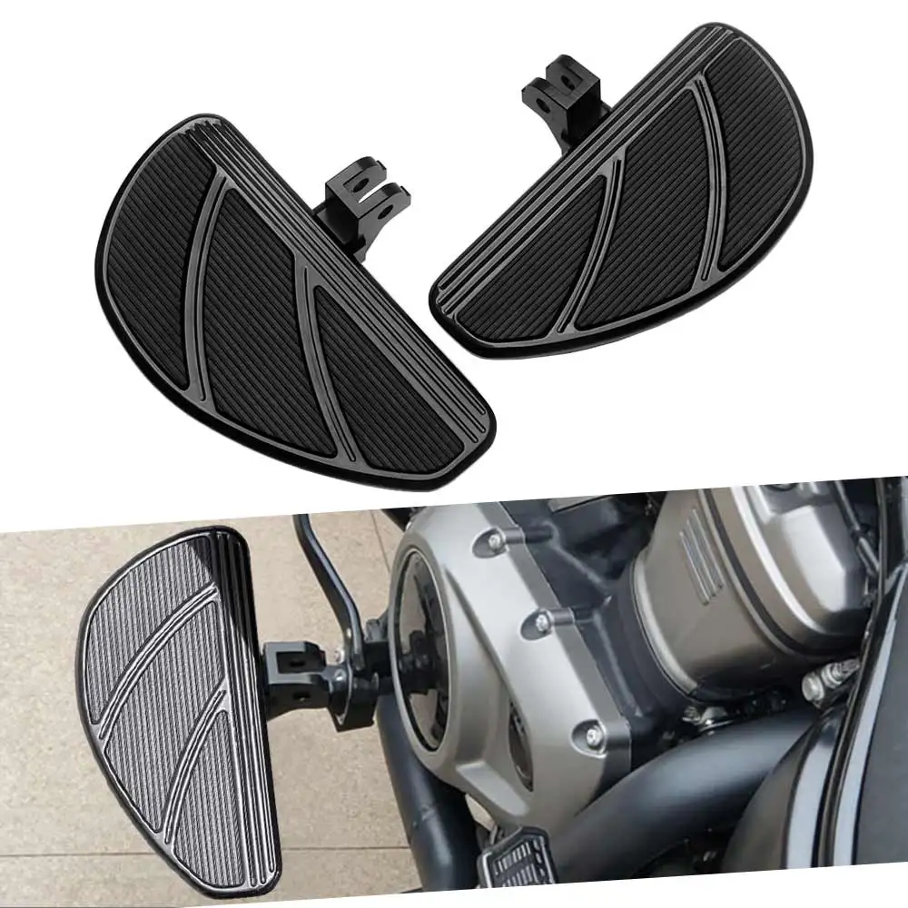 Motorcycle Driver Front Footrest Black Floorboards For Harley Sportster S RH1250S Special RH975S RH975 2021-26 Foot Pegs Pedals