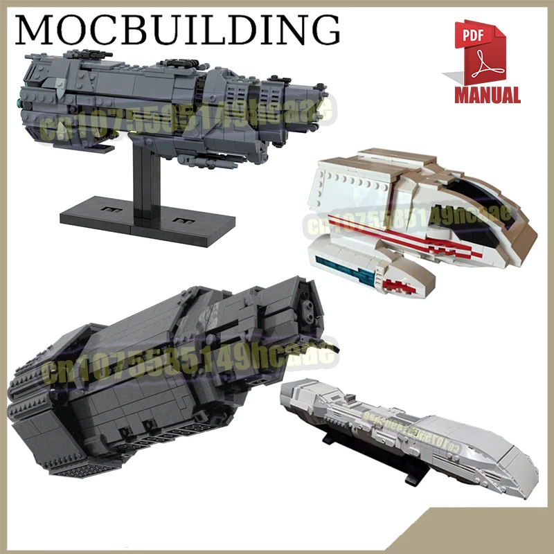

Space Vessel Model Creative Spaceship MOC Building Blocks Shuttlecraft Construction Toys