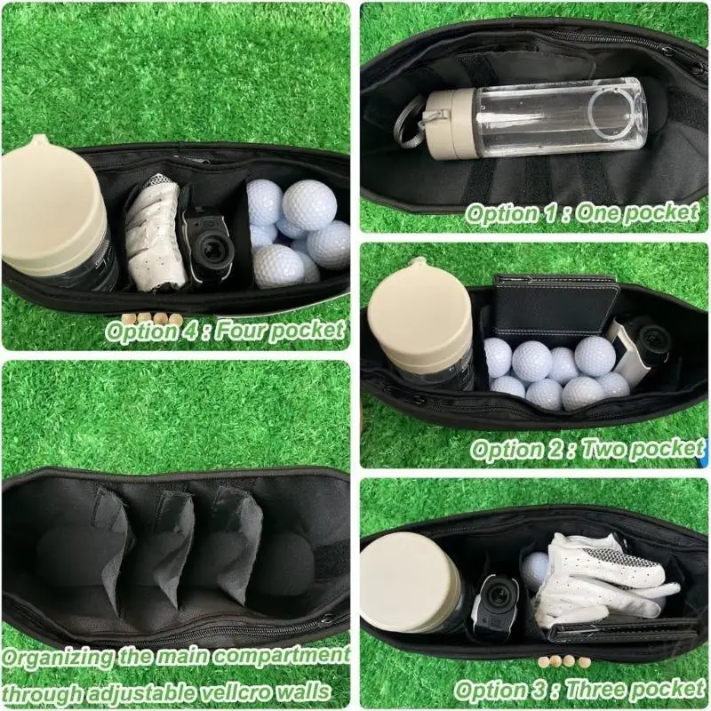 e8bd-spacious-golf-push-cart-storage-bag-heavy-duty-polyester-multi-compartment-quick-installation-accessory