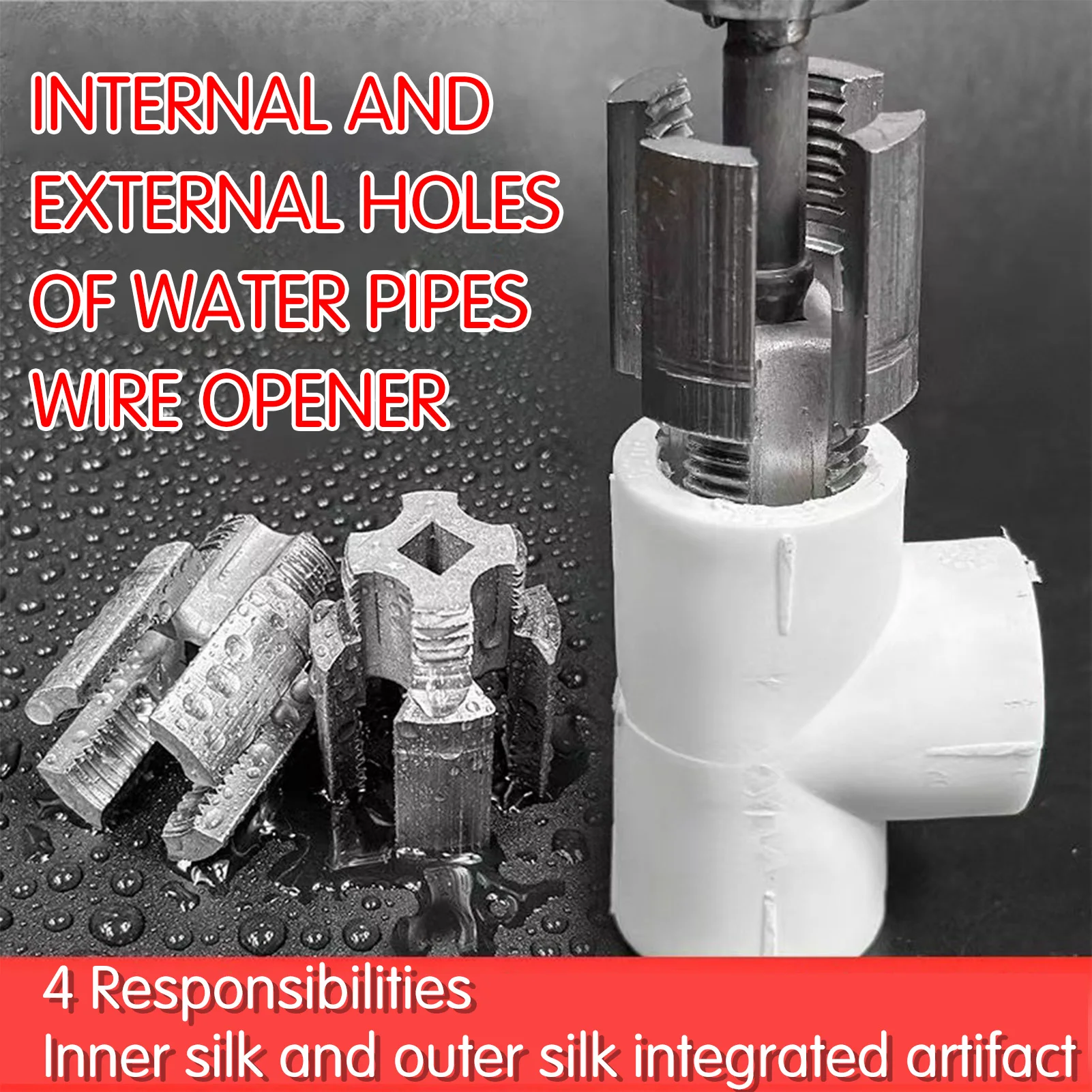 

Universal Pipe Thread Tap Set Powder Metallurgy Internal External Thread Cutter for Electric Drills New Tool