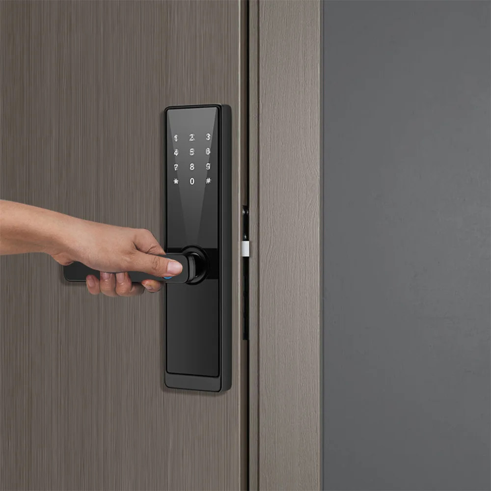 

F6 WAFU intelligent locks bedroom office electronic door lock fingerprint lock password lock with APP function 30-100mm door