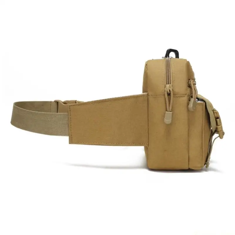 31BE Multiple Compartment Outdoor Waist Pack Plan Modifiable Belt Thin Permanent Fabric For Rudiments Storage On Quests