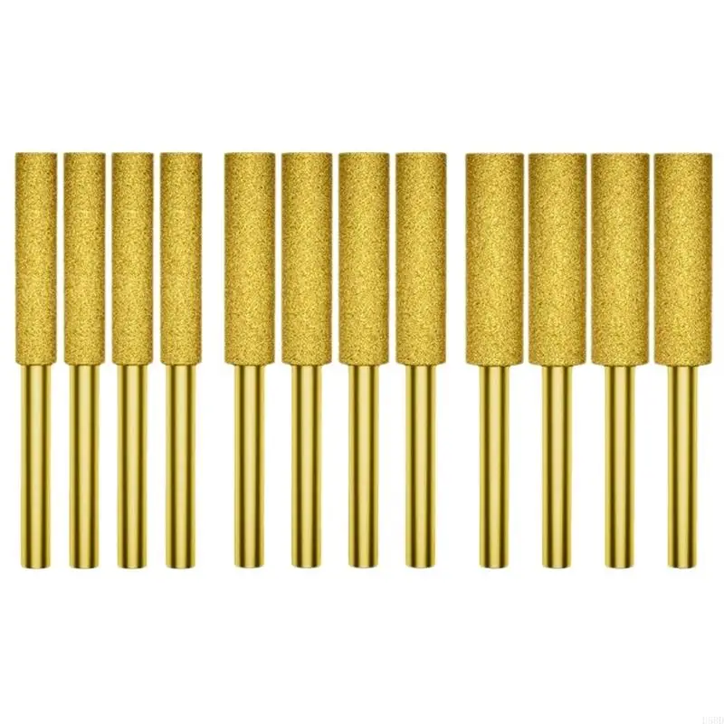 Diamantina Cataino Affila elettrica Bit punta abrasiva Pietra macinazione 12 Pacchetto